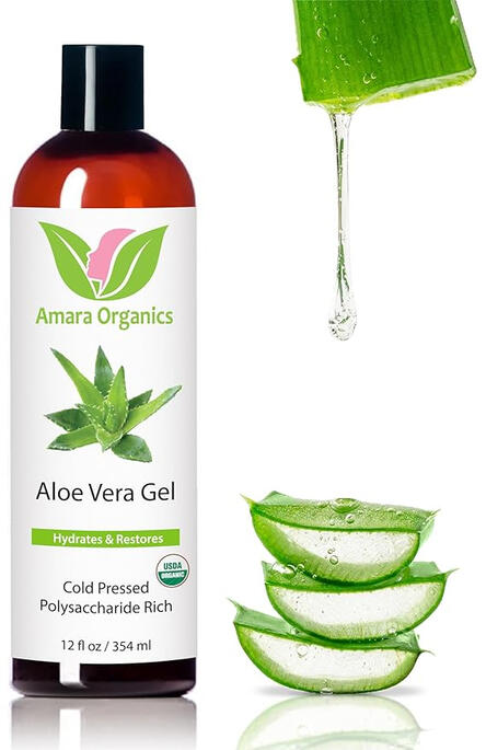 Soothe your skin the natural way. This 100% pure, USDA organic aloe vera gel is your go-to after-sun essential. Lightweight, non-sticky, and great for face, body, or even frizz-prone hair — it’s the little green miracle every summer bag needs.